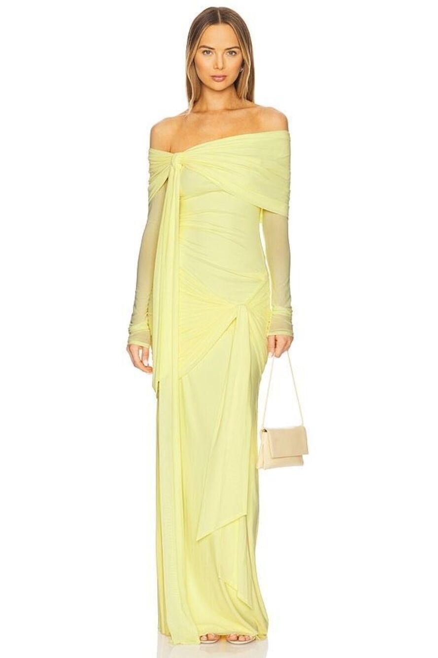 Deme by Gabriella Heloise Dress in Butter Yellow Size Small $380